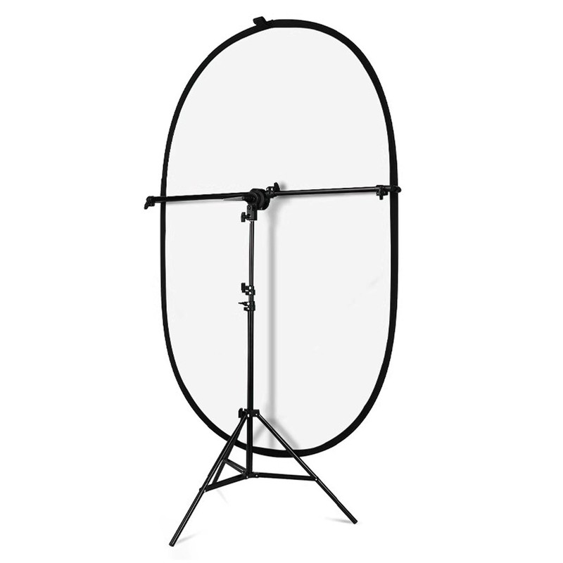 YUOCU 3.3x5ft/1x1.5m Chromakey Backdrop, 2-in-1 Blue Screen and Grey Screen,