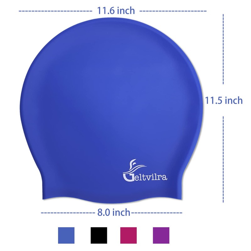 Extra Large Swimming Cap for Women and Men
