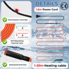 BDDFOTO Heating Cable - Pipe Heating 25W/m for Gutters and
