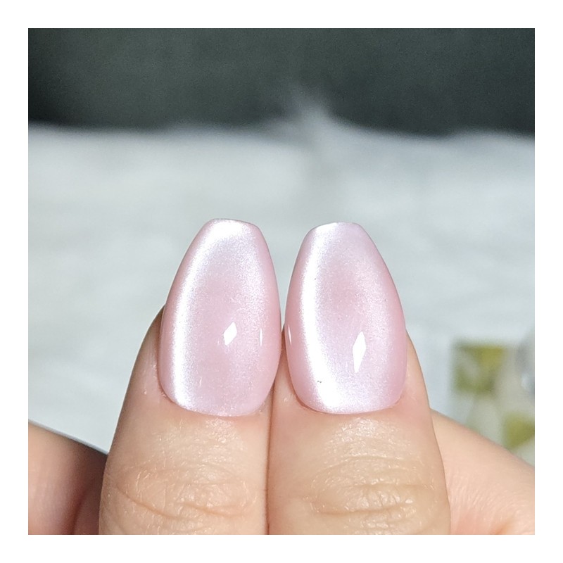 [Glass Bead Magnetic Nail] Mongul Heart Handmade Nail Tips Soft
