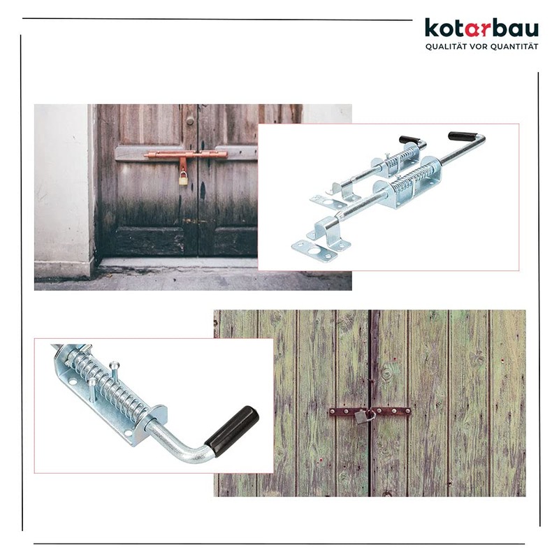 KOTARBAU® Spring Latch 220 mm Door Bolt Door Bolt Door