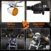 QUASCO Universal Motorcycle Turn Signals Sequential Front Led Blinkers Amber