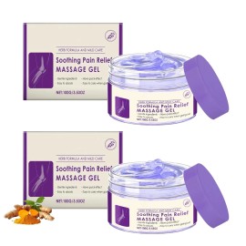 Unbranded 100g Kresin Joint Pain Gel Purple Gel, Kresin Soothing Pain Massage Gel 5-1 Box - 2 Box