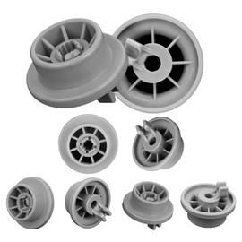 Set of 8 Basket Wheels Dishwasher Wheels Lower Basket Wheels Dishwasher Replacement Parts Compatible with Many Standard Bosch & Siemens Dishwashers Model 165314