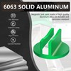 Chelhead Green Magnetic Frame Rail Floor Jack Pad Universal Aluminum