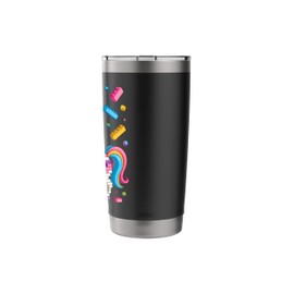 Unicorn Lover Master Builder Building Bricks Blocks Toy Kids Stainless Steel Insulated Tumbler