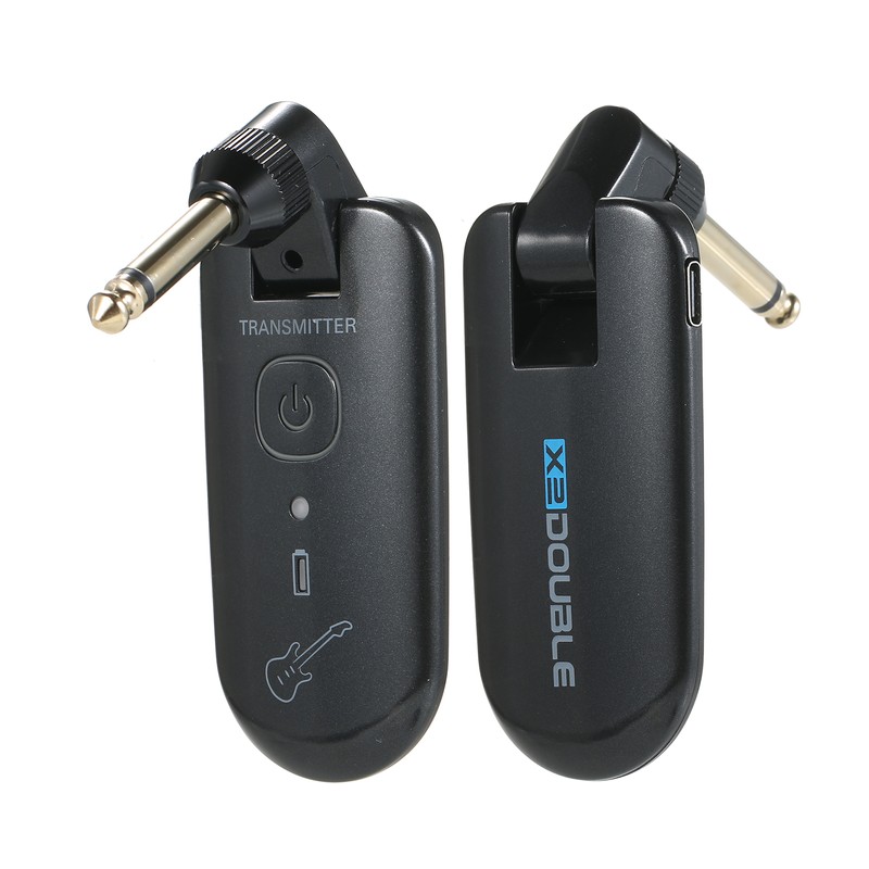 double W3 Portable UHF Wireless Guitar Transmitter and Receiver Set
