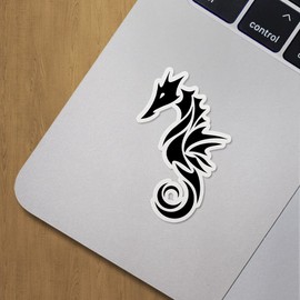 Decal Stickers of Seahorse 3 Premium Indoor (No Waterproof) Vinyl Decal Stickers for Laptop Phone Accessory Helmet Car Window Mug Tuber Cup Door Wall Decoration ANDVER3816081BL