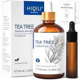 HIQILI Hiqili 100Ml Aceite De Árbol De Té, Hongos En Las Uñas De Los Pies, Crecimiento De Uñas, Restauración Del Cabello, Se Puede Agregar Al Champú, Gel De Baño, Uso En Remojo De Pies - 3.3