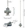 OMYZERO 12 inch Ceiling Fan Pull Chain Airplane Charm Pendant