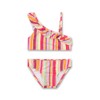 Sanetta Girls Bikini Colourful with Stripes Asymmetric | Comfortable and