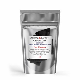 1'' Nag Champa Incense Charcoal Cones (10 Pack)