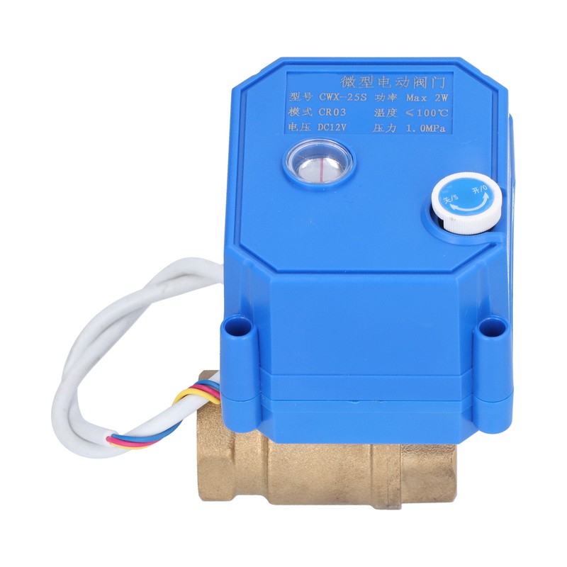 Electric Ball Valve BSP Brass Motorized Mini DN15 1/2in DC12V