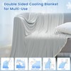 PHF Double Cooling Blanket Single Size for Hot Sleepers, Double