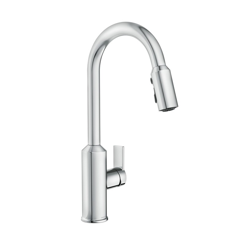Moen Meena One Handle Kitchen Faucet with Pull Down Sprayer,