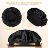 Beyolezi AN 2PCS Satin Silk Hair Bonnet Soft Sided Sleep
