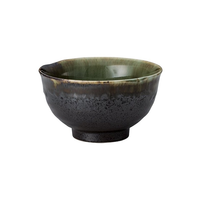 山下 Crafts Food 碗 Black φ 12 × 7 cm