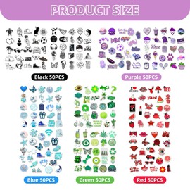 FFDHWU 5 Sets With A Total Of 250 Pieces Of Small Fresh And Cute Graffiti Stickers, Kawaii Stickers, Girly Stickers, Girl Stickers, Teen Stickers, Computer Stickers