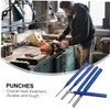 jojofuny 5pcs Pin Punch Cylindrical Tool for Includes Heat Treated