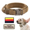 Adjustable Dog Collar with Control Handle, Tactical Collar Nylon, Dog