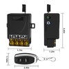 120V Remote Control Switch Wireless,AC 110V-240V 30A RF Relay Switch