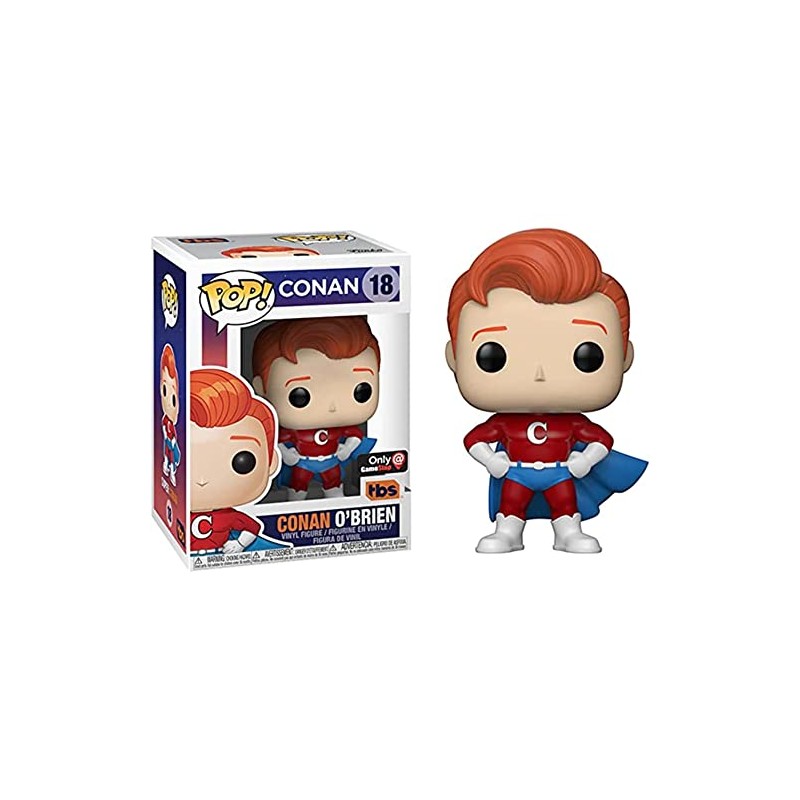 Funko Pop! Conan O'Brien Superhero Exclusive Vinyl Figure
