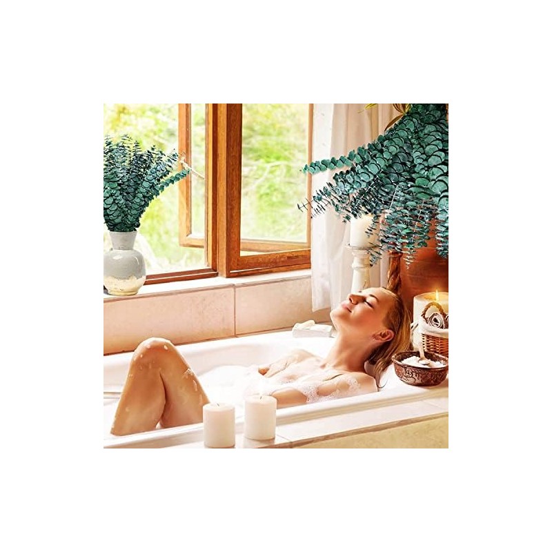 Sepper Eucalipto Real Preservado, 45cm 100% Natural Ramo de Eucalipto