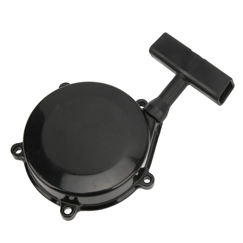Recoil Starter Universal Aluminum Alloy Black Engine Pull Start Assembly