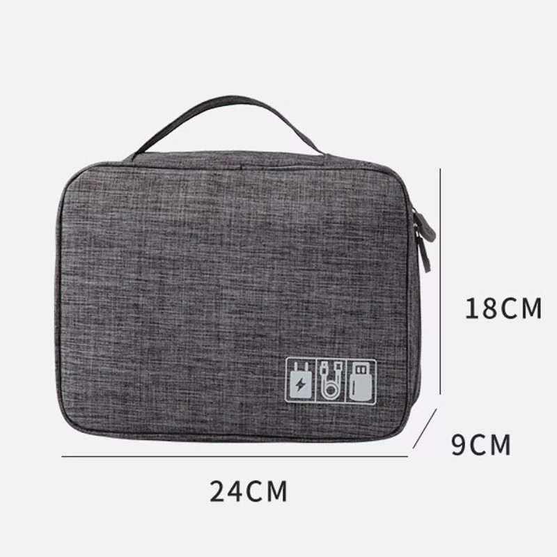 Dolores Estuche Cargador Usb Organizador Bolsa De Cables Impermeable
