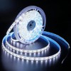 Velainic 24V LED Strip Light White 6000-6500K,16.4ft/5M Waterproof IP65 Outdoor