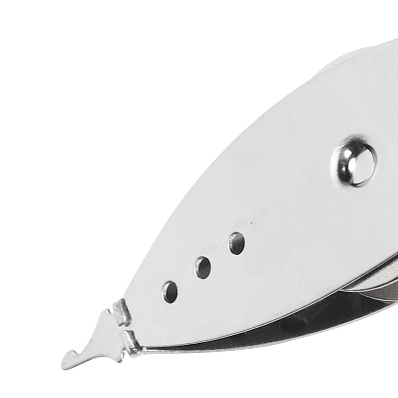 Frivolité de Aguja de Metal Plateado para Encaje DIY, Herramienta