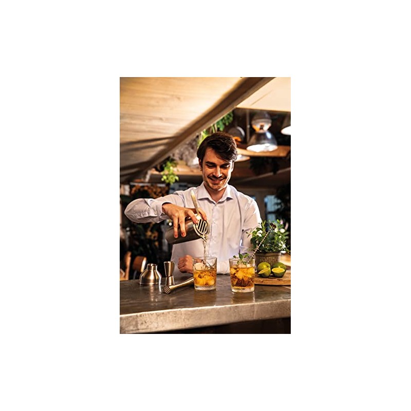 LEOPOLD Barmaß IN233004, Inoxidable, Silberfarben, 4.3 x 4.3 x 9