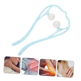 Mikinona 1Pc Handheld Cervical Massager for Stress Relief Portable Neck Massager for Adults Elderly Alleviates Fatigue Anywhere for High Pressure Environments