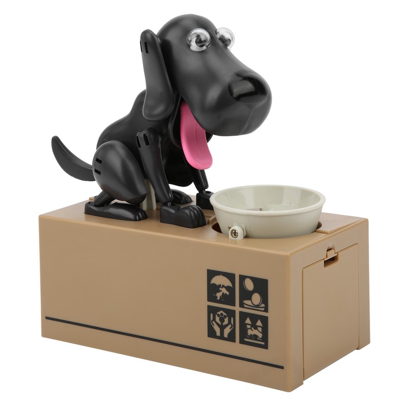 Saving Pot Electronic Money Box Robotic Dog Coin Bank Automatic
