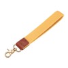 uxcell Wrist Lanyard Keychain, 200mm Braided Wristlet Strap with Gold