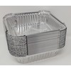 Aluminium Foil 6" Square Roasting Oven Baking Dish Tray BBQ