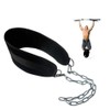 Grofitness Dip Belt with Chain Weightlifting Waist Support Belt Body