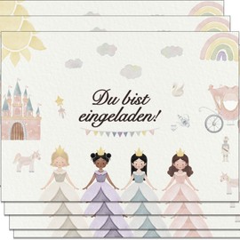 Pusteblume Grusskarten Children's Birthday Invitations: 20 Princesses Birthday Invitations Birthday Invitations Children Girls (with Envelopes)