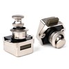 BQLZR 20mm Opening Hole Push Button Keyless Lock Latch Cupboard