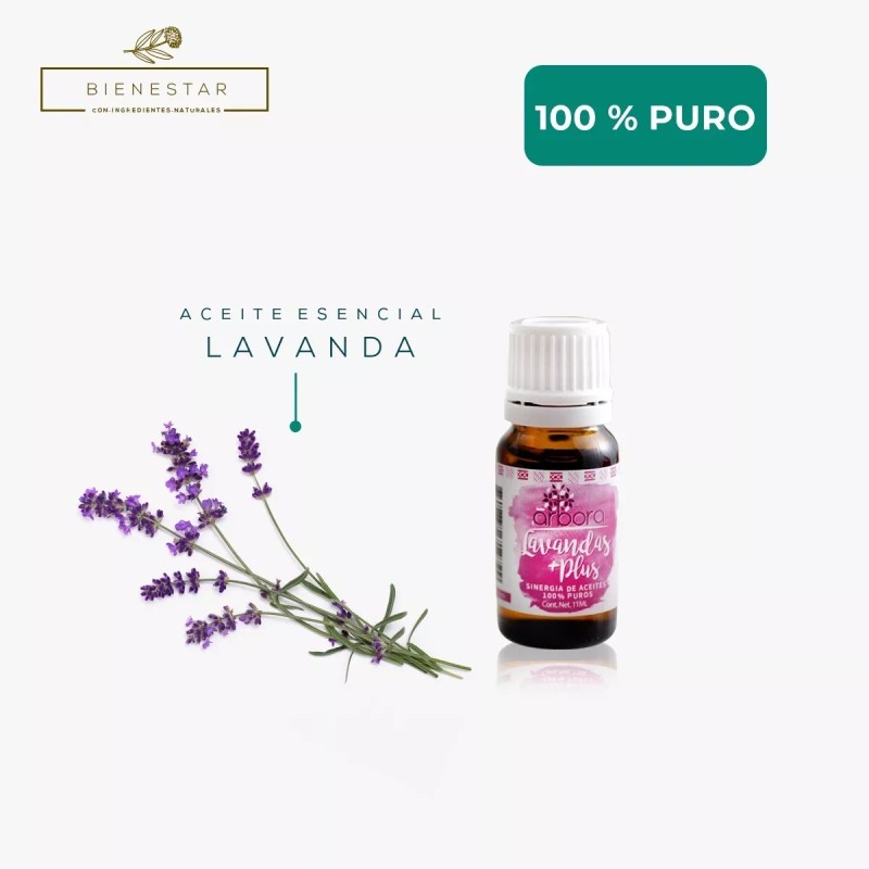 Arbora Kit Aromaterapia Lavanda + Tea Tree 100%puros Y Certificados
