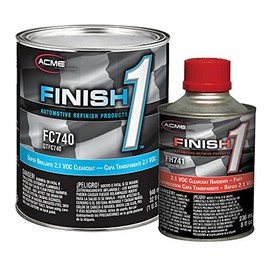 acme Sherwin-Williams Finish 1 VOC Super Brillante Gloss Clearcoat Fast Kit (Quart)