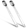 JIEYAO 2 Pcs 1/2 Teaspoon Stainless Steel Single Measuring Spoon