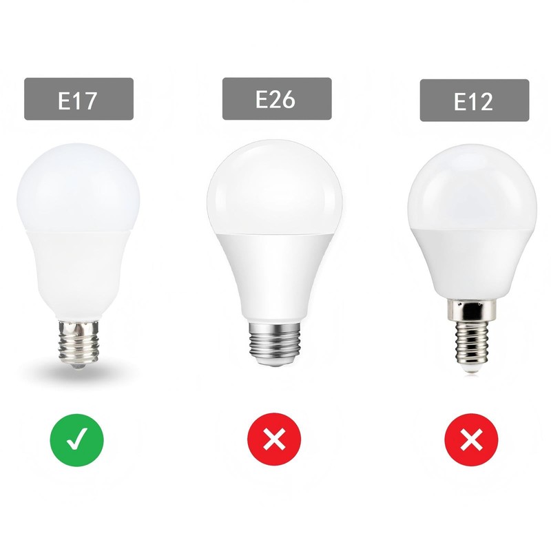 FAGUANGAO E17 Intermediate Base LED G14 Bulbs, 6W 60W Equivalent,