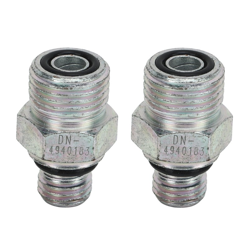 2PCS Turbo Oil Feed Connectors Joint 4940183 Connector Joints Replacement