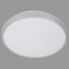 TELEFUNKEN - LED Ceiling Light with Motion Sensor Indoor, LED Ceiling Light with Sensor, 8 m Range, Neutral White Light, Timer, 29 cm, 12 W, 1200 Lm, Silver