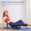 Everest Fitness Fascia Roller 3D Texture Black/Blue