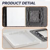 Acmerota 2Pack Single Blank Plate Hidden Screw Hole 1 Gang