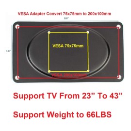 Mount Plus Mp-xma-05 Vesa - Placa Adaptadora De Pantalla Pla