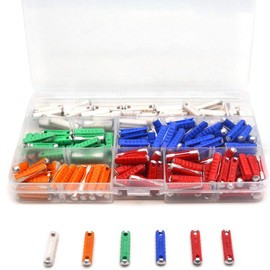 ZEPIQOR 200 Pieces Continental Torpedo Fuses, Replacement Set, Box with, Fuses, Fuses Car, Fuse, Car Fuse Set (Mixed 5A, 8A, 10A, 16A, 25A)