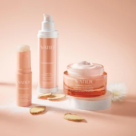 Watier Luminessence Brightening & Cooling Eye Balm, with Canadian Ginseng & Caffeine, Depuffing & Energizing Formula, Anti-Fatigue Effect, Vegan, Oil-Free, Paraben-Free, 10 g